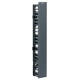 Panduit NetRunner Rack Cable Management Panel - Black - 1 Pack - 45U Rack Height - RoHS, TAA Compliance WMPVHCF45E