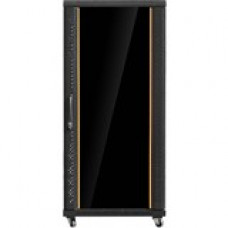 Istarusa Claytek WNG2710-PD10 Rack Cabinet - For Server, PDU - 27U Rack Height x 19" Rack Width x 32" Rack Depth - Black - SPCC, Glass, SPCC, Aluminum, Steel - 780 lb Dynamic/Rolling Weight Capacity - 1700 lb Static/Stationary Weight Capacity - 