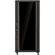 Istarusa Claytek WNG2710-SF96B1CM1U Rack Cabinet - For Server - 27U Rack Height x 19" Rack Width - Floor Standing - Black - Aluminum, Steel, Glass, SPCC, SPCC, SPCC - 780 lb Dynamic/Rolling Weight Capacity - 1700 lb Static/Stationary Weight Capacity 