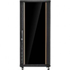 Istarusa Claytek 32U 1000mm Depth Rack-mount Server Cabinet with 2U Drawer - For Server - 32U Rack Height x 19" Rack Width x 32" Rack Depth - Black - SPCC, Glass, SPCC, Aluminum, Steel - 780 lb Dynamic/Rolling Weight Capacity - 1700 lb Static/St