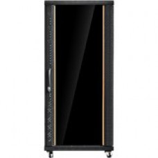 Istarusa Claytek 32U 1000mm Depth Rack-mount Server Cabinet with 1U Cover Plate - For Server - 32U Rack Height32" Rack Depth - Rack-mountable - Black - SPCC, Steel, Glass, Aluminum - 780 lb Dynamic/Rolling Weight Capacity - 1700 lb Static/Stationary 