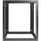 Istarusa Claytek 12U 800mm Adjustable Wallmount Server Cabinet with 2U Cable Management - For Server - 12U Rack Height x 19" Rack Width x 31.50" Rack Depth - Wall Mountable - Black - Cold-rolled Steel (CRS) - 145 lb Maximum Weight Capacity WOM12