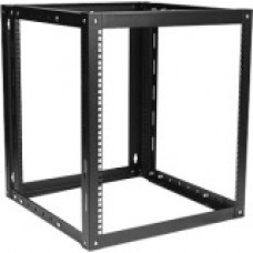 Istarusa Claytek 12U 800mm Adjustable Wallmount Server Cabinet with 2U Drawer - For Server - 12U Rack Height x 19" Rack Width x 31.50" Rack Depth - Wall Mountable - Black - SPCC, Cold-rolled Steel (CRS) - 145 lb Maximum Weight Capacity WOM1280-D