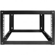 Istarusa Claytek 6U 800mm Adjustable Wallmount Server Cabinet with 2U Cable Management - For Server - 6U Rack Height x 19" Rack Width x 31.50" Rack Depth - Wall Mountable - Black - Cold-rolled Steel (CRS) - 145 lb Maximum Weight Capacity WOM680-