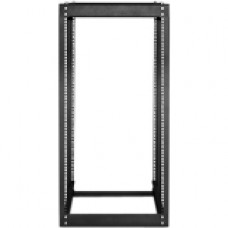 Istarusa Claytek 22U 1100mm Adjustable Open-frame Server Rack with 1U Cable Management - For Server - 22U Rack Height x 19" Rack Width x 43.30" Rack Depth - Black - Cold-rolled Steel (CRS), SPCC - 375 lb Maximum Weight Capacity WOR2211-CM1U