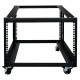 iStarUSA WOS-690 Open Rack Frame - 6U Rack Height x 19" Rack Width - Black - RoHS Compliance WOS-690