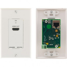 Kramer Active Wall Plate HDMI Over Twisted Pair Receiver - 1-gang - 1 x HDMI Port(s) - 1 x RJ-45 Port(s) WP-572