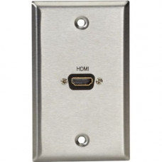 Black Box WP831 Faceplate - 1-gang - Stainless - 1 x HDMI Port(s) WP831