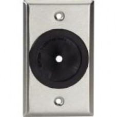 Black Box Faceplate - 1-gang - Stainless - TAA Compliance WP841