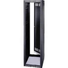 Middle Atlantic Products WRK Rack Cabinet - 19" 40U Wide x 25.75" Deep Floor Standing - Black - 10000 lb x Static/Stationary Weight Capacity WRK-40SA-27LRD