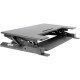 Tripp Lite Sit Stand Desktop Workstation Adjustable Standing Desk 36 x 22 in. - 33 lb Load Capacity - Desktop - Medium Density Fiberboard (MDF), Steel - Black WWSSD3622