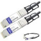 AddOn NetAPP X6595-R6 Compatible TAA Compliant 40GBase-CU QSFP+ to QSFP+ Direct Attach Cable (Active Twinax, 3m) - 100% compatible and guaranteed to work - TAA Compliance X6595-R6-AO
