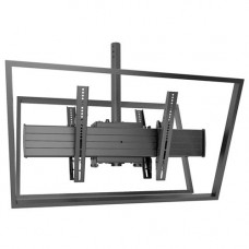 Milestone Av Technologies Chief FUSION X-Large Single Pole XCB1U - Mounting component (column mount coupler, 2 interface brackets) - for 2 flat panels - black - screen size: 60"-90" - TAA Compliance XCB1U