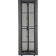 Panduit FlexFusion Cabinet - For Patch Panel, LAN Switch, Server, PDU - 42U Rack Height x 19" Rack Width - Floor Standing - Black - Steel - 2504.45 lb Dynamic/Rolling Weight Capacity - 3507.55 lb Static/Stationary Weight Capacity - TAA Compliance XG6