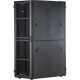 Panduit FlexFusion Cabinet - For Patch Panel, LAN Switch, Server, PDU - 48U Rack Height x 19" Rack Width - Floor Standing - Jet Black - Steel - 2504.45 lb Dynamic/Rolling Weight Capacity - 3507.55 lb Static/Stationary Weight Capacity - TAA Compliance