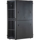 Panduit FlexFusion Cabinet - For Patch Panel, LAN Switch, Server, PDU - 45U Rack Height x 19" Rack Width - Floor Standing - Jet Black - Steel - 2504.45 lb Dynamic/Rolling Weight Capacity - 3507.55 lb Static/Stationary Weight Capacity - TAA Compliance