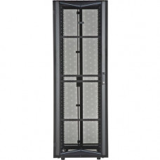 Panduit FlexFusion Cabinet - For Patch Panel, LAN Switch, Server, PDU - 45U Rack Height x 19" Rack Width - Floor Standing - Jet Black - Steel - 2504.45 lb Dynamic/Rolling Weight Capacity - 3507.55 lb Static/Stationary Weight Capacity - TAA Compliance