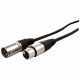 Comprehensive Standard Series XLR Plug to Jack Audio Cable 10ft - XLR for Audio Device - 10 ft - 1 x XLR Male Audio - 1 x XLR Female Audio - Shielding - Matte Black - RoHS Compliance XLRP-XLRJ-10ST