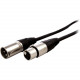 Comprehensive Standard Series XLR Plug to Jack Audio Cable 50ft - XLR for Audio Device - 50 ft - 1 x XLR Male Audio - 1 x XLR Female Audio - Shielding - Black - RoHS Compliance XLRP-XLRJ-50ST