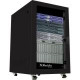 GizMac XR-NRE2-25U-US-BLK Noise Reduction Server Rack Enclosure Rackmount Cabinet - 25U Rack Height x 19" Rack Width - Black XR-NRE2-25U-US-BLK