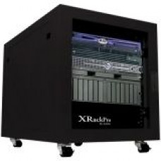 Gizmac Accessories XrackPro XR-NRE2-US-BLK Noise Reduction Enclosure Rack Cabinet - 21U Rack Height x 19" Rack Width - Black XR-NRE2-US-BLK