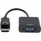 Rocstor DisplayPort to VGA Video Adapter Converter - Cable Length: 5.9" - 5.90" DisplayPort/VGA Video Cable for Video Device, Desktop Computer, Notebook, Projector, Monitor, HDTV - First End: 1 x DisplayPort Male Video - Second End: 1 x HD-15 Fe
