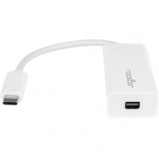 Rocstor USB C to Mini DisplayPort Adapter - USB C to mDP Adapter - 4K 60Hz - 1 Pack - 3840 x 2160 Supported - White Y10A241-W1