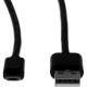 Rocstor USB to Micro-USB Cable - 6 ft USB Data Transfer Cable for Smartphone, Tablet - First End: 1 x Type A Male USB - Second End: 1 x Type B Male Micro USB - 480 Mbit/s - Shielding - Nickel Plated Connector - Black - 1 Pack Y10C110-B1