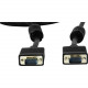 Rocstor Premium High-Resolution SVGA - VGA Monitor cable - HD-15 (M) - HD-15 (M) - 3m - For Monitor, Projector, TV - Extension Cable - 6ft - 1 x HD-15 Male Video - 1 x HD-15 Male Video CABLE HD15 - 10 ft - Black - 10 ft VGA Video Cable for Video Device, M