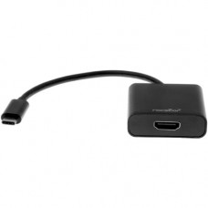 Rocstor Premium USB-C to HDMI Adapter M/F - 6" - 4K 60Hz - For Chrombook, MacBook, Macbook Pro, or other USB C compatible devices connecting to Monitor, Projector, TV, or Digital Video - 1 Pack - 1 x Type C Male to 1 x HDMI Female Digital Audio/Video