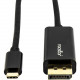 Rocstor Premium 6ft USB-C to DisplayPort Cable M/M- USB Type-C to Displayport Converter Cable - 6ft (1.8m) - Supports up to 4K 60Hz Mac or Windows Compatible- DisplayPort/USB 3.1 Cable for Audio/Video Device, Monitor, Projector, MacBook, Chromebook, HDTV,