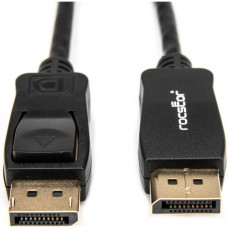 Rocstor Premium 15ft / 5m DisplayPort 1.2 Cable M/M - DisplayPort 4k - DisplayPort Male Digital Audio/Video - 15ft - Black- DP TO DP Cable 4Kx2K - 15 ft DisplayPort A/V Cable for Monitor, Audio/Video Device - DisplayPort Male Digital Audio/Video - Display