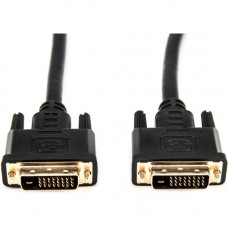 Rocstor Premium DVI-D Dual Link Display Cable (m/m) Black - DVI for Video Device, Monitor, Projector, TV - 1.24 GB/s - 10 ft - 1 Pack - 1 x DVI (Dual-Link) Male Digital Video - 1 x DVI (Dual-Link) Male Digital Video - Nickel Plated Connector - Black - 10 