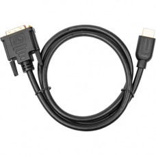 Rocstor Premium HDMI to DVI-D Cable Male to Male - 3 ft DVI-D/HDMI Video Cable for Audio/Video Device - First End: 1 x 19-pin DVI-D (Single-Link) Male Digital Video - Second End: 1 x HDMI Male Audio/Video - Supports up to 1920 x 1200 - Shielding - Gold Pl