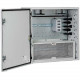 Panduit Network Zone Enclosure, 24"x24" , Steel, 2 Switches - 24" Width x 11.6" Depth x 28" Height - 1 - Gray - Mild Steel - TAA Compliance Z22C-S