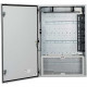 Panduit Zone Enclosure, 24"x24" , Steel, 2 Switches - 24" Width x 11.6" Depth x 36" Height - 1 - Gray - Mild Steel - TAA Compliance Z23C-S