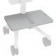 Ergotron Anthro Zido Equipment Shelf, Medium - 50 lb Weight Capacity - 19" Width x 11" Depth - Metal - Cool Gray - TAA Compliance ZESMCG/CG