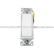 Elite Screens ZIW-W Hard Wire Switch - Electric Screen - White ZIW-W