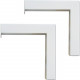 Elite Screens? 6" Wall Hanging L-Brackets - for Manual/Spectrum/VMAX2 series, ZVMAXLB6-W" ZVMAXLB6-W