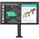 LG 27BN88Q-B 27" WQHD LCD Monitor - 16:9 - Textured Black - 27" Class - In-plane Switching (IPS) Technology - 2560 x 1440 - 16.7 Million Colors - FreeSync - 350 Nit Typical - 5 ms GTG - HDMI - DisplayPort - TAA Compliance 27BN88Q-B