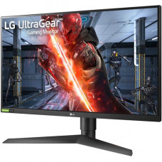 LG UltraGear 27GN75B-B 27" Full HD Gaming LCD Monitor - 16:9 - Black, Red - 27" Class - In-plane Switching (IPS) Technology - 1920 x 1080 - 16.7 Million Colors - FreeSync - 320 Nit Minimum, 400 Nit Typical - 1 ms GTG (Fast) - 240 Hz Refresh Rate