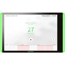 Crestron 7 in. Room Scheduling Touch Screen, Black Smooth, with Light Bar - 7.3" Width x 2.3" Depth x 4.2" Height - Black Smooth 6511517