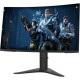 Lenovo G27c-10 27" Full HD Curved Screen WLED Gaming LCD Monitor - 16:9 - Raven Black - Vertical Alignment (VA) - 1920 x 1080 - 16.7 Million Colors - FreeSync - 350 Nit Typical - 4 ms Extreme Mode - 120 Hz Refresh Rate - HDMI - DisplayPort 66A3GCCBUS