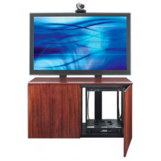 Avteq 3-bay thin credenza, sin 110" dual 70" - TAA Compliance CREDENZA3-V-THIN