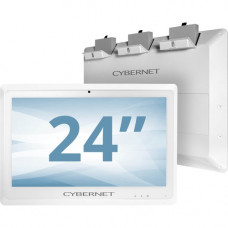 Cybernet CYBERMED-XB24K 23.6" LCD Touchscreen Monitor - 16:9 - 24" Class - Projected Capacitive - 3840 x 2160 - 4K UHD - MVA technology - LED Backlight - HDMI - USB - 1 x HDMI In - White - RoHS, WEEE - 3 Year CYBERMED-XB24K