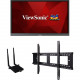 Viewsonic IFP6550-E1 - 65" ViewBoard 4K Ultra HD Interactive Flat Panel Bundle - 65" LCD - ARM Cortex A53 1.20 GHz - 2 GB - Infrared (IrDA) - Touchscreen - 16:9 Aspect Ratio - 3840 x 2160 - LED - 350 Nit - 1,200:1 Contrast Ratio - 2160p - USB - 