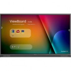 Viewsonic 86" ViewBoard 4K Ultra HD Interactive Flat Panel Display with integrated microphone and USB-C, 3840 x 2160 resolution. IFP8652-1C