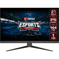 Micro-Star International  MSI Optix G272 27" Full HD LED Gaming LCD Monitor - 16:9 - 27" Class - In-plane Switching (IPS) Technology - 1920 x 1080 - 16.7 Million Colors - 250 Nit - 1 ms - 144 Hz Refresh Rate - HDMI - DisplayPort OPTIXG272