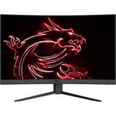 Micro-Star International  MSI Optix G27C4W 27" Full HD Curved Screen LED Gaming LCD Monitor - 16:9 - 27" Class - Vertical Alignment (VA) - 1920 x 1080 - 16.7 Million Colors - FreeSync Premium - 250 Nit - 1 ms Fast - 120 Hz Refresh Rate - HDMI - 