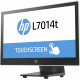 HP L7014t 14" LED Touchscreen Monitor - 16:9 - 16 ms - 14" Class - Projected Capacitive - 1366 x 768 - WXGA - 14.4 Million Colors - 350:1 - 200 Nit - LED Backlight - DisplayPort - Black, Asteroid - EPEAT Gold, ENERGY STAR 7.0, Australia/New Zeal